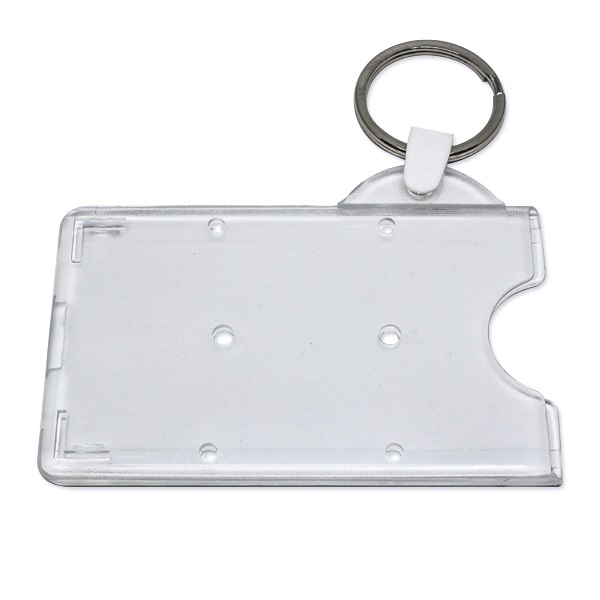 Bilde av Card holder / carrying case rigid plastic with key ring attachment (horizontal / landscape). 60270228 (DE,SE,NO,FI,RO,PL)