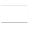 Bilde av Blank white 2-up e.g. name tags / price tag cards - CR80. 70102045 (DE,SE,NO,FI,RO,PL)